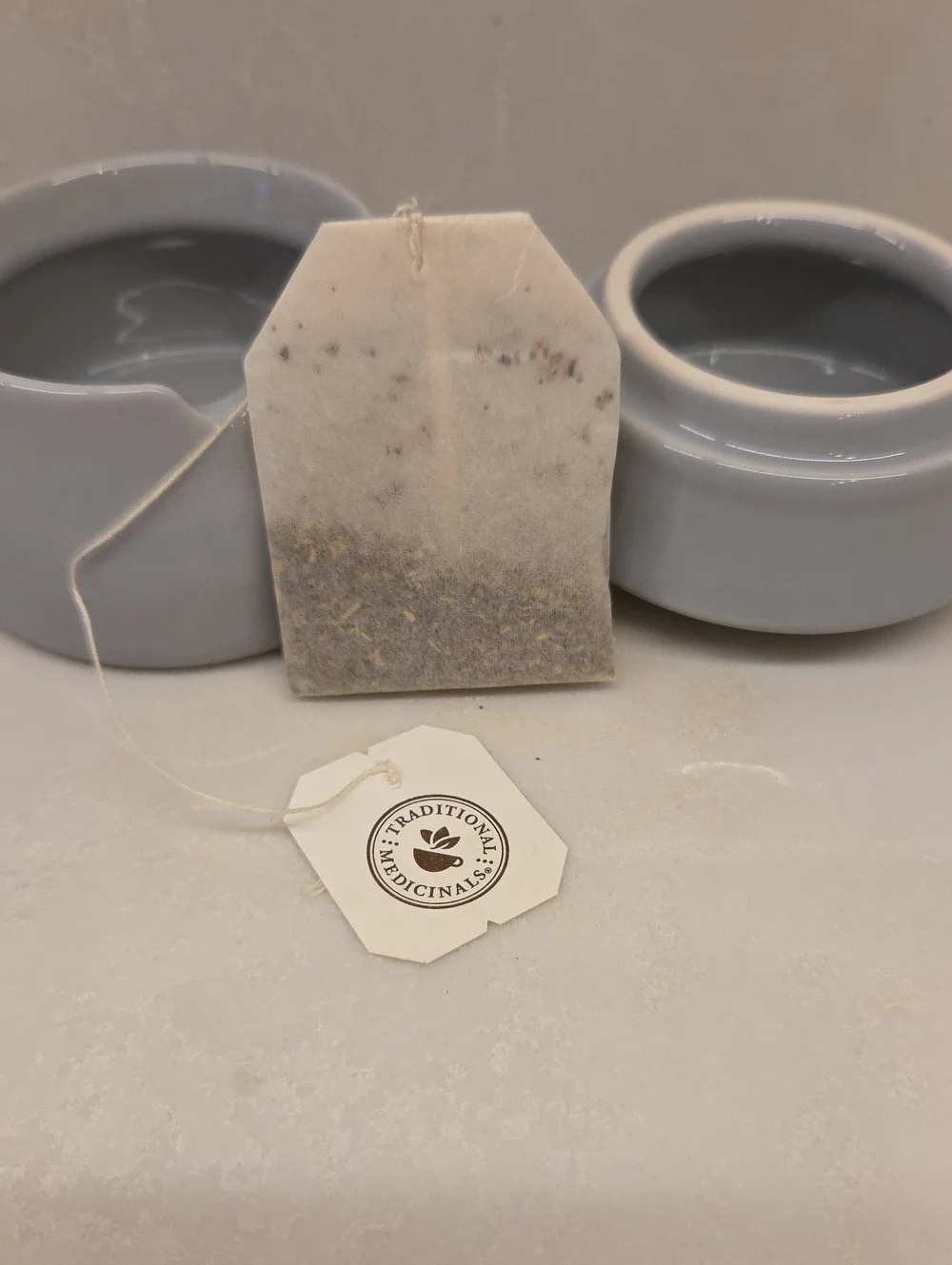 🚦3for$15🚦Tea Butler Ceramic Tea Bag Holder in Light Gray
